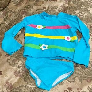 🌸  FLORENCE EISEMAN 2 PIECE BATHING SUIT SIZE 6X